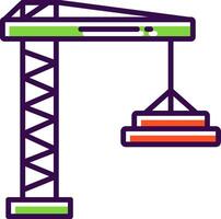 Crane filled Design Icon vector