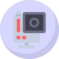 Gopro Flat Bubble Icon vector