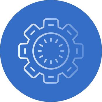 ajuste plano burbuja icono vector