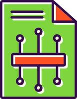Workflow filled Design Icon vector
