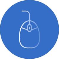 Mouse Flat Bubble Icon vector