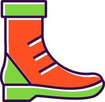 Boot filled Design Icon vector