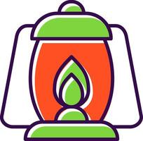 Lamps filled Design Icon vector