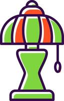 Lamp filled Design Icon vector