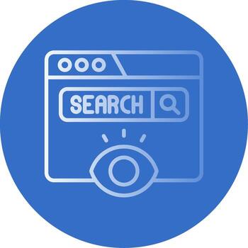 navegador plano burbuja icono vector