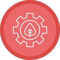 Offshore Platform Line Multi Circle Icon vector