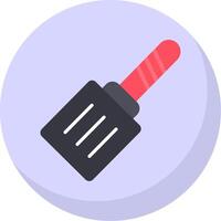 Spatula Flat Bubble Icon vector