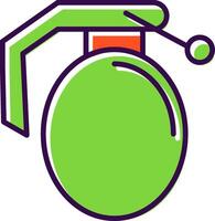 Grenade filled Design Icon vector