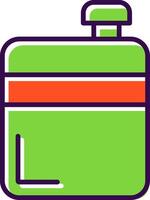 Flask filled Design Icon vector