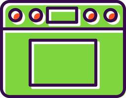 Oven filled Design Icon vector