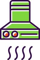 Extractor Hood filled Design Icon vector