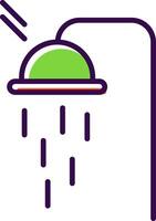 Power Shower filled Design Icon vector