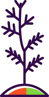 Plant filled Design Icon