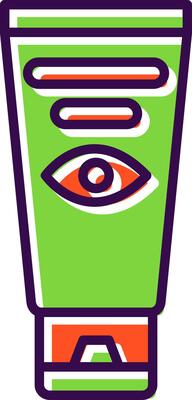 Eye Cream filled Design Icon