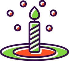 Bunsen Burner filled Design Icon vector