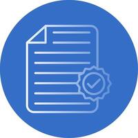 File Flat Bubble Icon vector