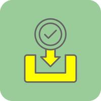 Download Filled Yellow Icon vector