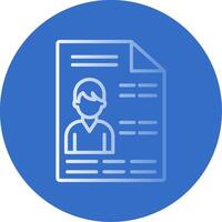 File Flat Bubble Icon vector