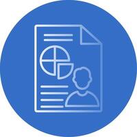 Presentation Flat Bubble Icon vector