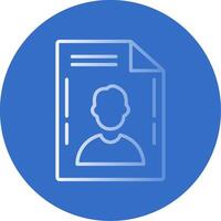 File Flat Bubble Icon vector