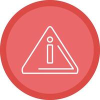 Alert Line Multi Circle Icon vector