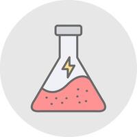 Scientific Line Filled Light Icon vector