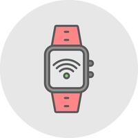 Wi-fi Line Filled Light Icon vector