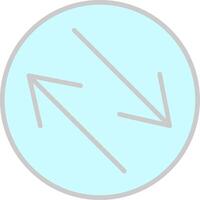 Swap Line Filled Light Icon vector
