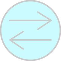 Swap Line Filled Light Icon vector