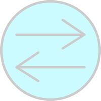 Swap Line Filled Light Icon vector