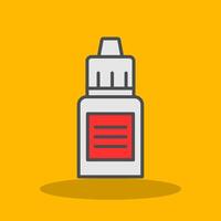 Serum Filled Shadow Icon vector