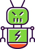 Botnet filled Design Icon vector