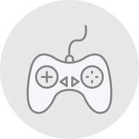 Controller Line Filled Light Icon vector