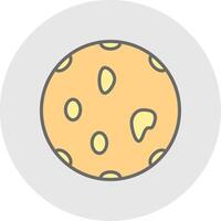 Sponge Line Filled Light Icon vector