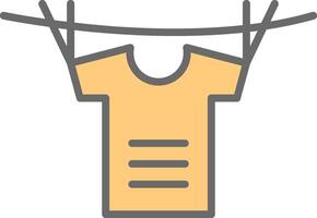 Shirt Line Filled Light Icon vector