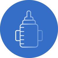Feeder Flat Bubble Icon vector