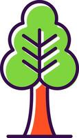 Tree filled Design Icon vector