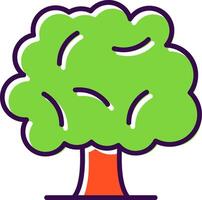 Tree filled Design Icon vector