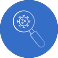 Detection Flat Bubble Icon vector