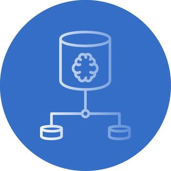 Network Flat Bubble Icon vector