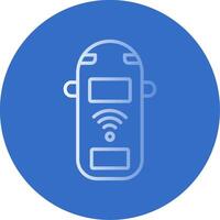 Car Flat Bubble Icon vector