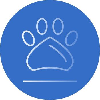 Print Flat Bubble Icon vector