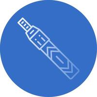 Corrector Flat Bubble Icon vector