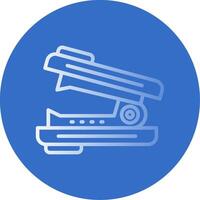 Stapler Remover Flat Bubble Icon vector