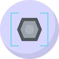 soporte plano burbuja icono vector