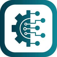 Technology Filled Yellow Icon vector