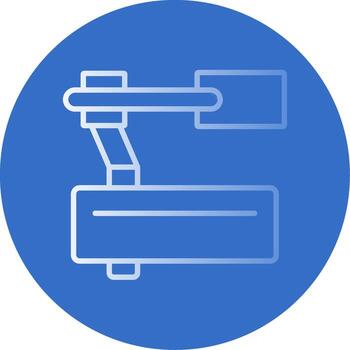 bisagra plano burbuja icono vector