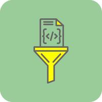 Tools And Utensils Filled Yellow Icon vector