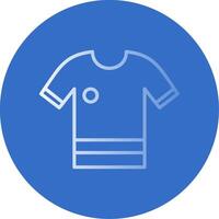 Shirt Flat Bubble Icon vector