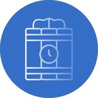 Dynamite Flat Bubble Icon vector